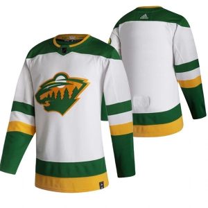 Minnesota Wild Trikot Blank 2022 Reverse Retro Weiß Authentic